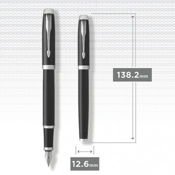 Перьевая ручка Parker IM Metal Black CT (глянцевый черный лак)   



<b>Статус</b>: регулярный