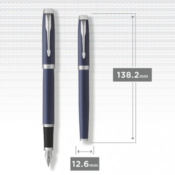 Перьевая ручка Parker IM Metal Matte Blue CT   



<b>Статус</b>: регулярный