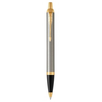 Набор Parker: Перьевая и Шариковая ручка Parker IM Core Brushed Metal GT