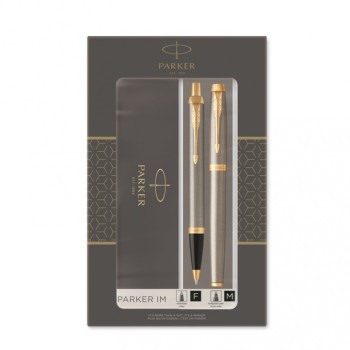 Подарочный набор из 2-х ручек  Parker IM brushed metal  GT роллер+шариковая ручки



<b>Статус</b>: регулярный