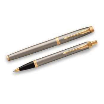 Подарочный набор из 2-х ручек  Parker IM brushed metal  GT роллер+шариковая ручки



<b>Статус</b>: регулярный