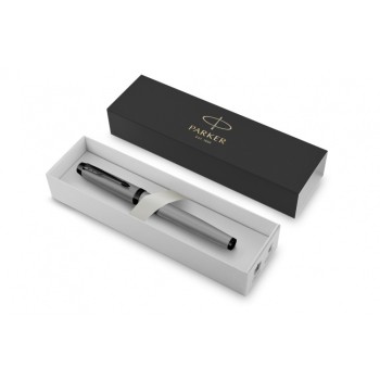 Ручка перьевая Parker IM Achromatic F317, Matt Grey BT (Перо F)