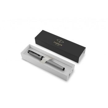 Ручка перьевая Parker IM Achromatic F317, Matt Grey BT (Перо F)