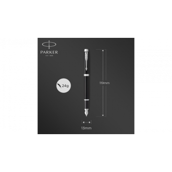 Перьевая ручка Parker IM Mat Black CT