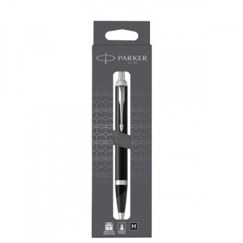Ручка шариковая Parker IM Essential K319 в подарочной коробке, Matte Black CT