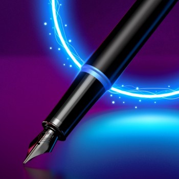 Перьевая ручка Parker IM Vibrant Rings Flame Blue