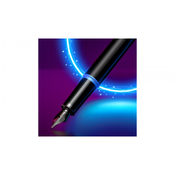 Ручка-роллер Parker IM Vibrant Rings Flame Blue