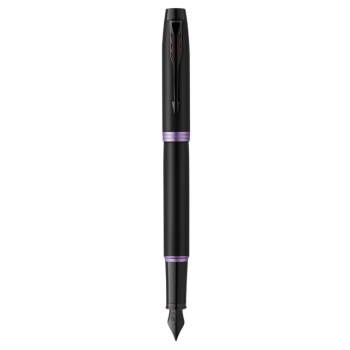 Ручка перьевая Parker IM Vibrant Rings F315, Amethyst Purple PVD (Перо F)