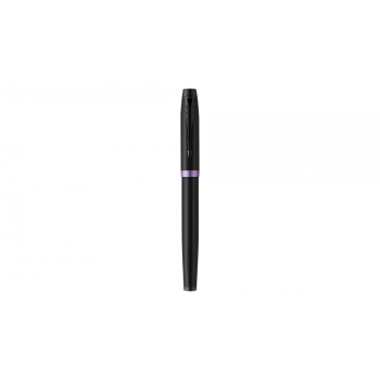 Ручка перьевая Parker IM Vibrant Rings F315, Amethyst Purple PVD (Перо F)