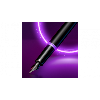Ручка перьевая Parker IM Vibrant Rings F315, Amethyst Purple PVD (Перо F)