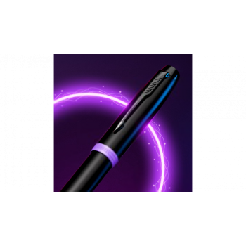 Ручка-роллер Parker IM Vibrant Rings Flame Amethyst Purple