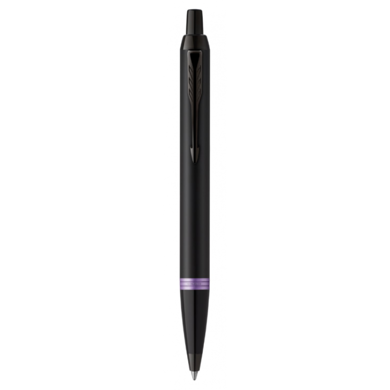 Шариковая ручка Parker IM Vibrant Rings Flame Amethyst Purple
