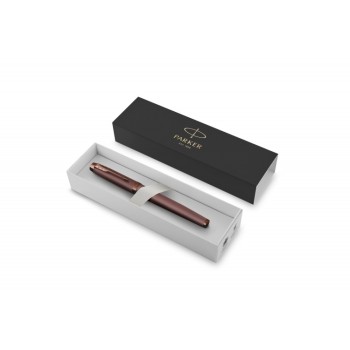 Ручка перьевая Parker IM Monochrome F328, Burgundy PVD (Перо M)