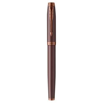Ручка перьевая Parker IM Monochrome F328, Burgundy PVD (Перо M)