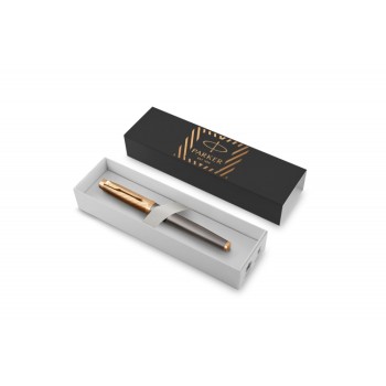 Перьевая ручка Parker IM Premium Pioneers F329, Arrow Grey GT (Перо F)