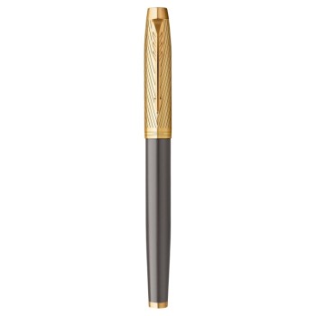 Перьевая ручка Parker IM Premium Pioneers F329, Arrow Grey GT (Перо F)
