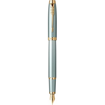 Ручка перьевая Parker IM Rituals F331, Green Gradient GT (Перо F)