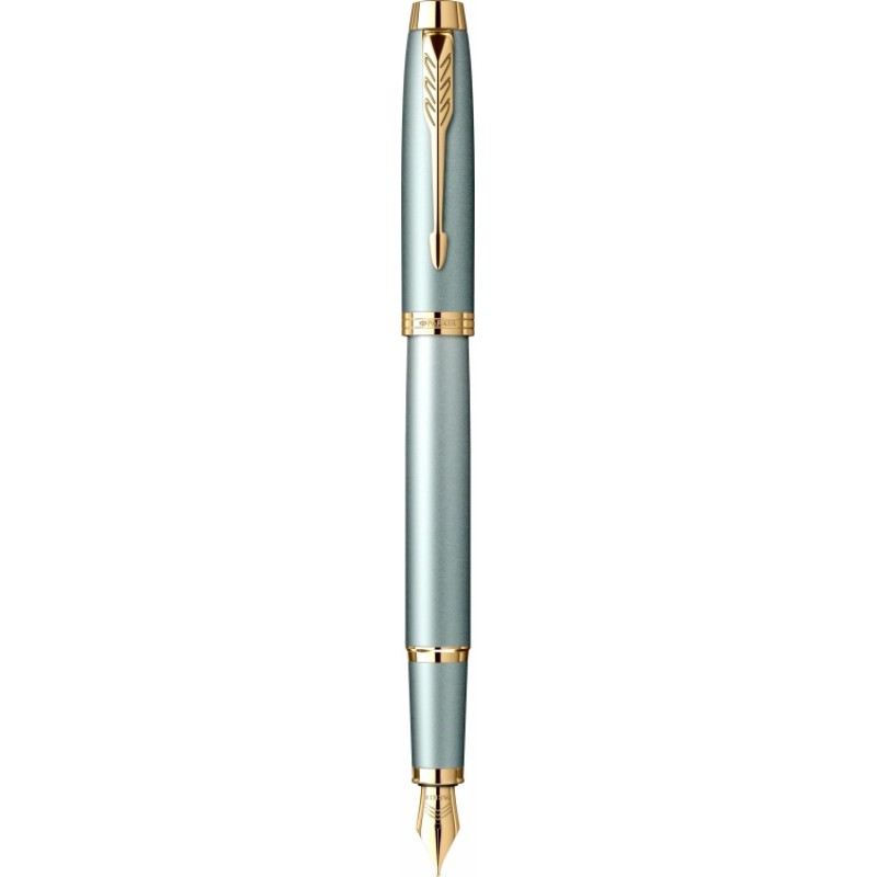 Ручка перьевая Parker IM Rituals F331, Green Gradient GT (Перо F)