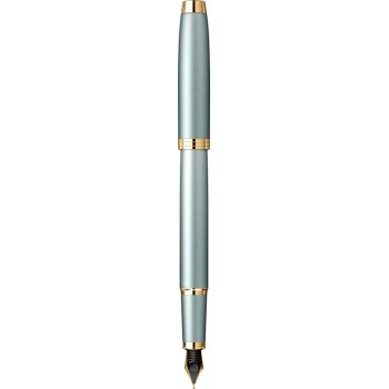 Ручка перьевая Parker IM Rituals F331, Green Gradient GT (Перо F)