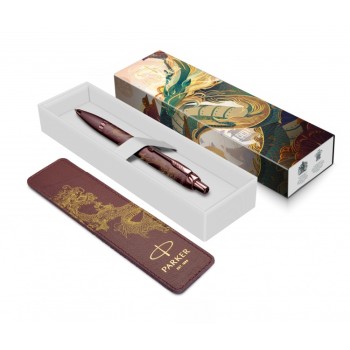 Шариковая ручка с чехлом Parker IM Monochrome Brown Dragon Special Edition