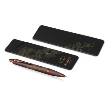 Шариковая ручка с чехлом Parker IM Monochrome Brown Dragon Special Edition