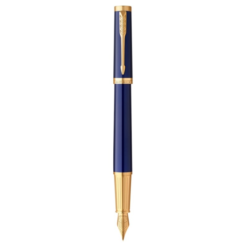 Ручка перьевая Parker Ingenuity Core F570, Lacquer Blue GT (Перо F)