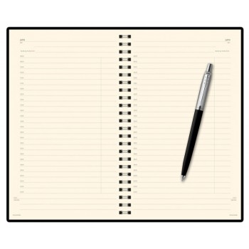 Подарочный набор: Шариковая ручка Parker Jotter K60 и ежедневник недатированный черный