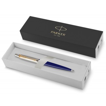 Подарочный набор: Шариковая ручка Parker Jotter K160, цвет: Blue/GT, стержень: M, цвет чернил: blue, в подарочной упаковке и Ежедневник недатированный