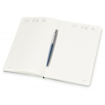 Подарочный набор: Шариковая ручка Parker Jotter Essential, Waterloo Blue CT и Ежедневник недатированный бирюзовый