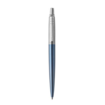 Подарочный набор: Шариковая ручка Parker Jotter Essential, Waterloo Blue CT и Ежедневник недатированный бирюзовый