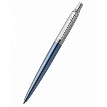 Подарочный набор: Шариковая ручка Parker Jotter Essential, Waterloo Blue CT и Ежедневник недатированный бирюзовый