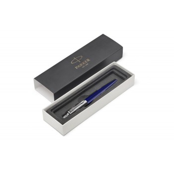 Подарочный набор: Шариковая ручка Parker Jotter Essential, Royal Blue CT и Ежедневник недатированный черный