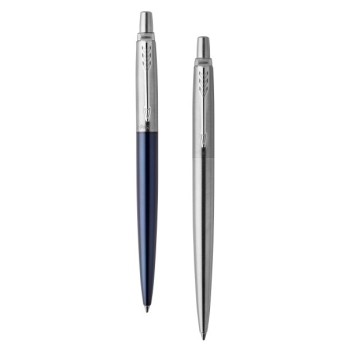 Набор из 2х ручек Parker Jotter шариковая ручка Royal Blue CT и гелевая ручка Stainless Steel CT в блистерной упаковке