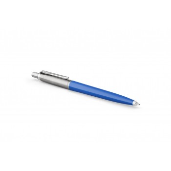 Подарочный набор: Шариковая ручка Parker Jotter ORIGINALS BLUE CT, стержень: Mblue В БЛИСТЕРЕ и блокнот ярко-синего цвета