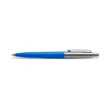 Подарочный набор: Шариковая ручка Parker Jotter Originals Blue Chrom CT, стержень: Mblue  и Ежедневник черный недатированный