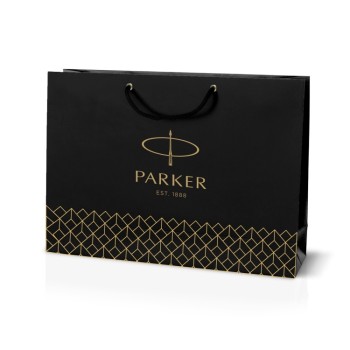 Подарочный набор: Шариковая ручка Parker Jotter Originals Blue Chrom CT, стержень: Mblue  и Ежедневник черный недатированный