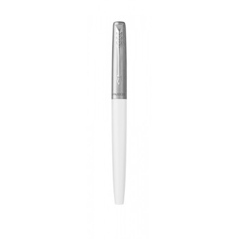 Перьевая ручка Parker Jotter, цвет ORIGINALS WHITE CT, цвет чернил синий/черный, толщина линии M, В БЛИСТЕРЕ
