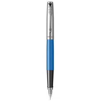 Перьевая ручка Parker Jotter Originals Blue Chrom CT , перо: F, цвет чернил: blue, в подарочной упаковке.