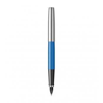 Перьевая ручка Parker Jotter Originals Blue Chrom CT , перо: F, цвет чернил: blue, в подарочной упаковке.
