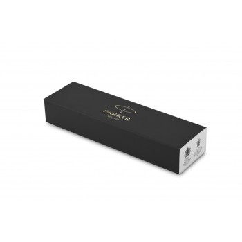 Подарочный набор Parker: Ежедневник черный из эко-кожи с тиснением и ручка шариковая Jotter Essential Satin Black CT, корпус черного цвета