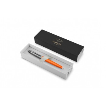 Шариковая ручка Parker Jotter Originals Orange Chrome CT, стержень: Mblue в подарочной упаковке