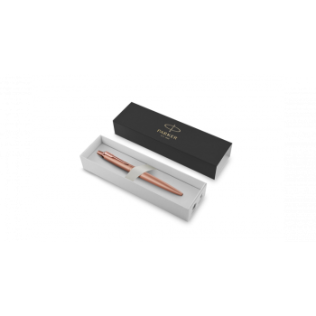 Подарочный набор: Шариковая ручка Parker Jotter XL SE20 Monochrome Pink Gold и Ежедневник недатир. Golden mirror