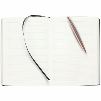 Подарочный набор: Jotter XL SE20 Monochrome в подарочной упаковке, цвет: Pink Gold, стержень Mblue и Ежедневник недатированный черный с золотис