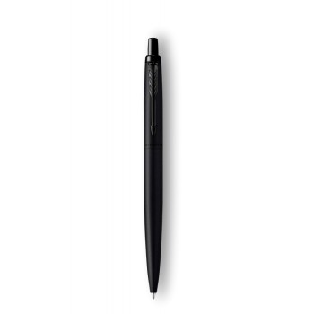 Подарочный набор: Шариковая ручка Parker  Jotter XL SE20 Monochrome в подарочной упаковке, цвет: Black, стержень: Mblue и Ежедневник золотистый недати
