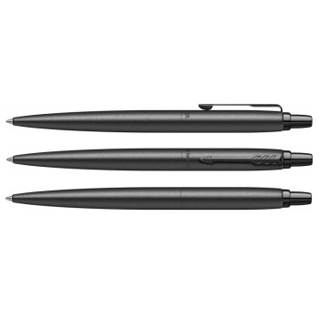 Подарочный набор: Шариковая ручка Parker  Jotter XL SE20 Monochrome в подарочной упаковке, цвет: Black, стержень: Mblue и Ежедневник золотистый недати