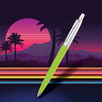 Набор ручек Parker Jotter Originals 80s Retrowave, Caribbean Blue/Apple Green M, в блистере