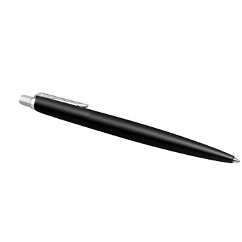 Шариковая ручка Parker Jotter Essential, Satin Black CT, стержень: M, цвет чернил : blue