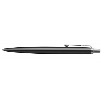 Шариковая ручка Parker Jotter Essential, Satin Black CT, стержень: M, цвет чернил : blue
