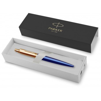 Шариковая ручка Parker Jotter 70th Anniversaryll Blue GT, стержень: M, цвет чернил : blue в подарочной упаковке.