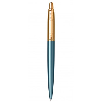 Шариковая ручка Parker Jotter 70th Anniversaryll Azure blue GT, стержень: Mblue. в подарочной упаковке